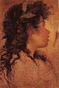 VELAZQUEZ, Diego Rodriguez de Silva y Study of Head-portrait of Abolo oil painting on canvas